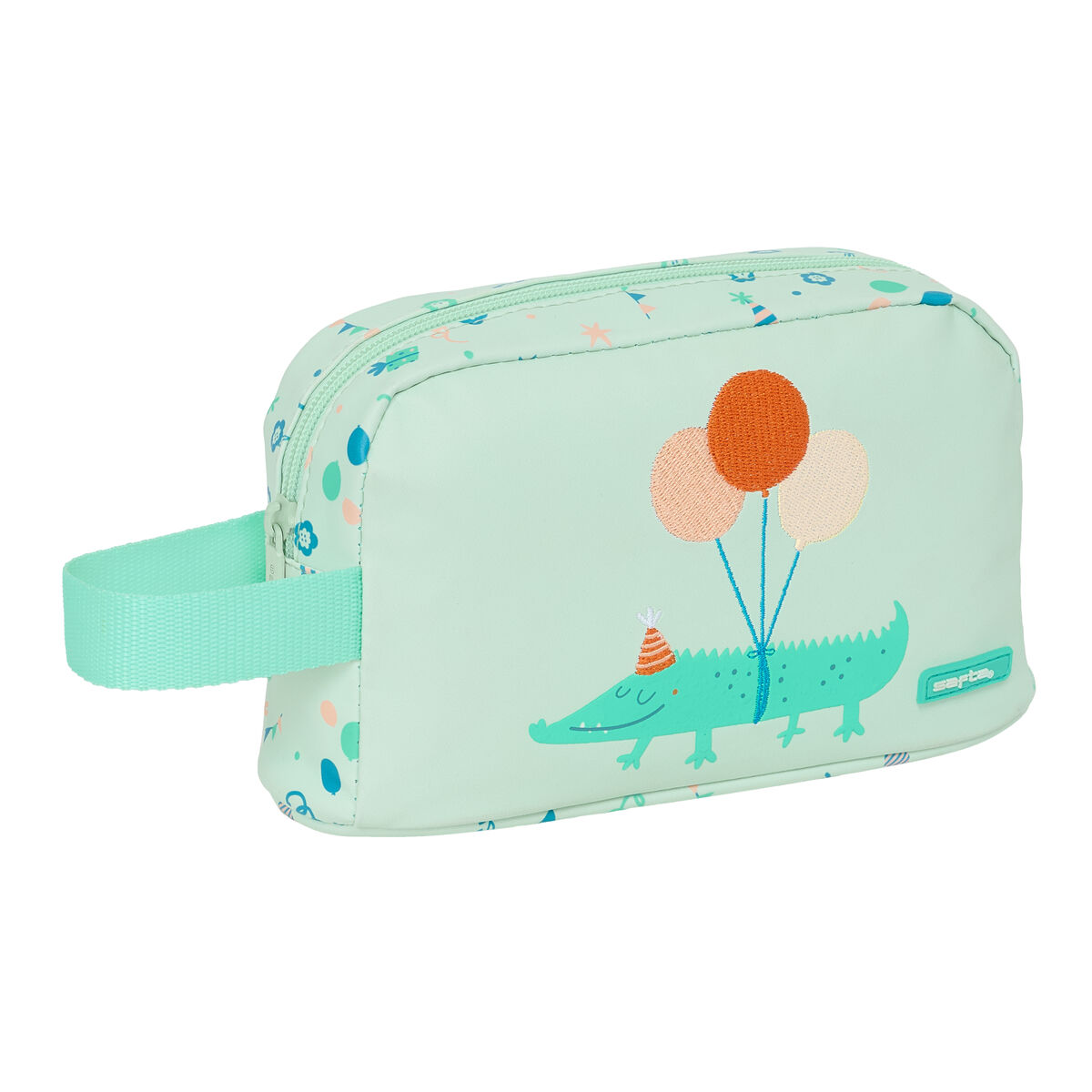 Portameriendas Térmico Safta Fiesta Verde 21,5 x 12 x 6,5 cm